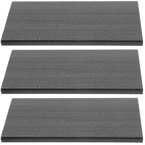 SHINEOFI Fiberglass Rocking Chair Spring Plates 3Pcs 4.9 X 2.4 X 0.2 Black Lightweight for Outdoor Patio Furniture Repair and Lawn Chair Replacement