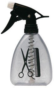 SIBEL 'Triangular' Scissors & Comb Design Hairdressing Water Spray Bottle 340ml - 0900961