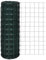 vidaXL Euro Fence Steel - PVC Coated Garden Wire Mesh Fencing 1.5m x 10m - Green, Rust & UV Resistant for Poultry, Outdoor, Farm Protection