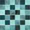 Transparentes Crystal Glasmosaik petrol Wand Küche Dusche Bad Fliesenspiegel Mosaikfliese Mosaikmatte Mosaikplatte
