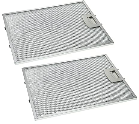 vhbw 2x Filtri Anti-Grasso Permanente sostituisce Bosch 00353110 per Cappa da Cucina, metallo