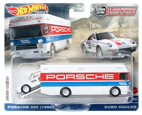 Hot Wheels Collector European Transporter Collection Vehicle for children 3 years and up, HKF47