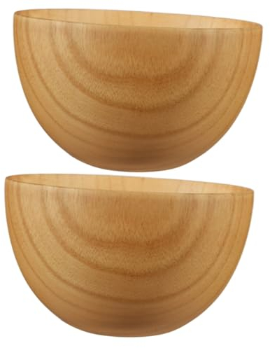 MAGICLULU 2 Pz Ciotola Di Ramen Giapponese Scodella Domestica Ciotola Di Cereali Contenitori Per Alimenti Zuppiera Casalinga Ciotola Di Ramen Da Cucina Ciotola Per Servire Il Cibo Di Legno