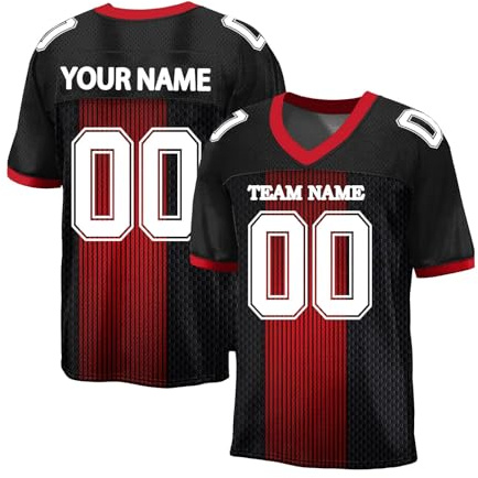 Boys Rugby Gifts Personalized Rugby Jersey for Mens Custom American Football Jerseys with Name Number Team Logo