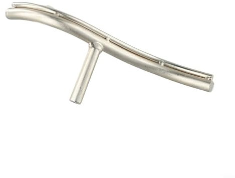 Porte-outils de tour incurvé, 30,5 cm en acier inoxydable pour le travail du bois, base concave de 16 mm de diamètre, prise en main confortable, résistant à l'usure et à la rouille, paroi intérieure