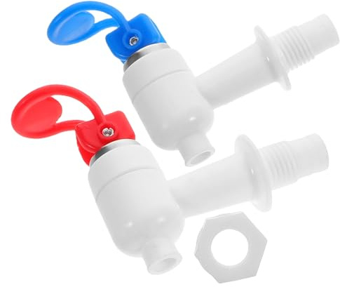 WATIIFUFU Grifo Dispensador Plástico para Enfriadoras de Agua con Válvula Caliente y Fría Recambio para Garrafas Hogar Oficina y Eventos de Unidades