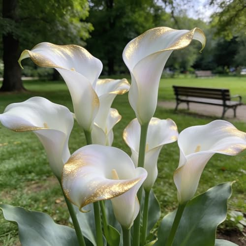 bulbi di calla, da giardino roccioso all'aperto arredamento del soggiorno giardino interno in vaso resistenti in vaso da balcone bulbosi tappezzanti 5pcs
