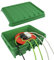 DRiBOX – Large IP55 Weatherproof Outdoor Electrical Connection Box 40 x 31 x 14.5cm – Power Cord Enclosure for Christmas Lights, Timers, Extension Cables, Leads, Reels, Transformers (Large, Green)