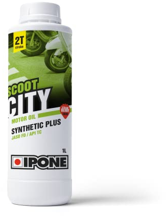 IPONE - Olio per Scooter a 2 Tempi Scoot City - Tanica 1 Litro - Semisintetico - Alta Qualità - Formulazione Anti-fumo - Ideale per Uso Urbano