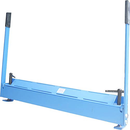 KATSU Piegatrice per Lamiera Manuale Curvatrice 1000mm Curvatrice, per Lamiera di Acciaio di Spessore 1,2mm, Angolo di Piegatura 0-130° per la lavorazione dei Metalli