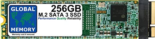 GLOBAL MEMORY Unità SSD M.2 NGFF SATA 3 da 256 GB per MacBook Air (metà 2012)