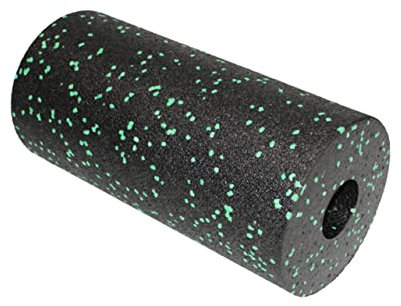 BCOATH Yoga y Fitness, Columna De Yoga Hueca, Masaje Muscular Profundo, Equilibrador De Postura, Barra De Entrenamiento Para Piernas y Espalda, Color Negro y Verde, Uso Interiores y Rehabilitación