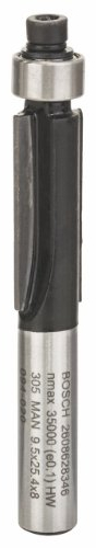 Bosch Accessories 2608628346 Bündigfräser Hartmetall Länge 68 mm Produktabmessung, Ø 9.5 mm Schaftdurchmesser 8 mm