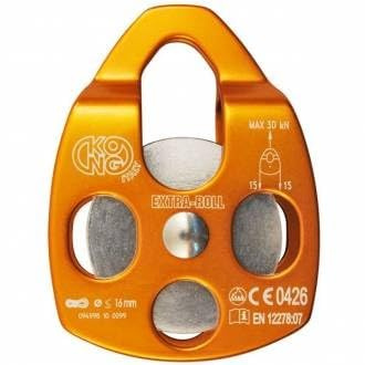 Kong Carrucola Extra Roll, Arancione, 11 cm