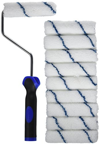 WHIZZ 25009 4 Xtrasorb Microfiber 3/8 Nap Mini Roller 10Pk