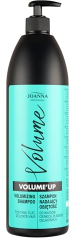 JOANNA PROFESSIONAL Volume Up Line Shampoo - Enriched with Marine Collagen & Innovative Volume Up Complex - Volumizing Shampoo for Thin Hair - 1000 ml