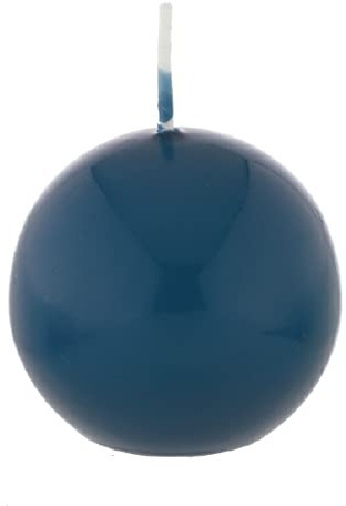 Bougie boule Petrol Bleu 8 cm, 6 bougies sans parfum, qualité supérieure, minimaliste, bleu, ECA, Allemagne