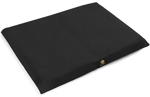 MAYA LUMBINI Organic Meditation Mat Zabuton/Floor Pillow - 3 & 4 Inch Thickness Options - Prevents Knees & Legs Pain