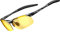 ATTCL Men's Polarized Yellow Tinted Night Vision Glasses, Anti-Glare Night Glasses, Unbreakable Metal Frame Driving 8177 Yeshi