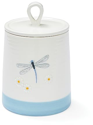 Cooksmart Ceramic TCS Canister | Tea Coffee Sugar Canisters For All Type Of Kitchens | Coffee And Tea Storage Jars With Modern Designs - English Meadows