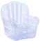 WYEIAHS Transparentes Aufblasbares Sofa Aufblasbare Möbel Lazy Sofa Sessel Campingmöbel Verdicktes PVC-Material MAX Hält 330 Pfund für Kinderzimmer,Wohnzimmer,Schlafzimmer (Transparent)