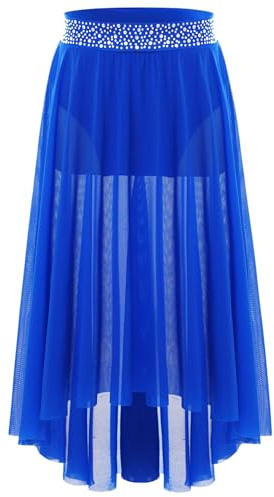 Loodgao Gonnellino Danse Classique pour Enfants Jupe en Tulle Longue pour Ballet Lyrique Entraînement Vêtements De Danse