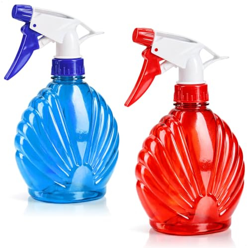 com-four® 2 spruzzatore per piante 300ml – flacone spray per irrigare fiori e piante – nebulizzatore per acqua e umidificazione [selezione variabile] (2 pezzi da 0,3 l colori assortiti)