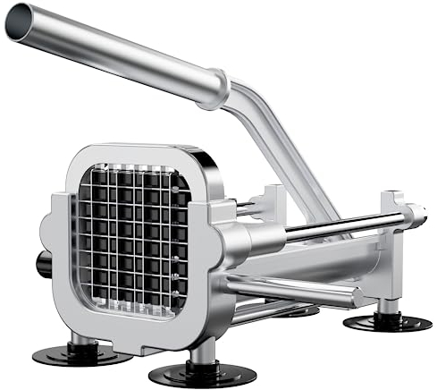 Eascandy French Fry Cutter, Heavy Duty Potato Slicer, Stainless Steel Potato Cutter with 3/8 Inch Blades for Sweet Potato, Carrot, Yam, Cucumbers.
