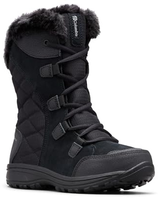 Columbia Ice Maiden 2, Stivali da neve Donna, Black/Columbia Grey 2024 , 43 EU