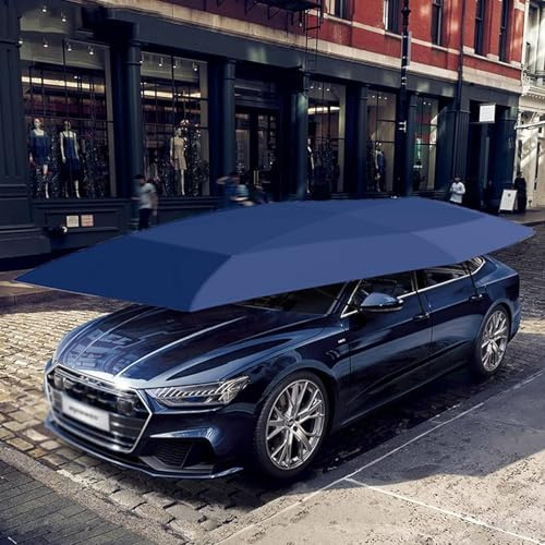 Beweglicher Carport, vollautomatische Autozeltabdeckung mit Fernbedienung, mobiler faltbarer Carport für den Außenbereich
