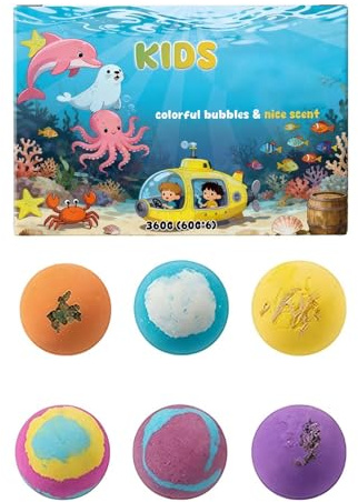 Baño de Burbujas para Adultos,con Bolitas de Baño Aromáticas con Fragancia a Juguete,6 Unidades de Espuma para Bañera - para Mamá, Esposa, Abuela, Niñas, Familia, Hogar, Viaje, Él