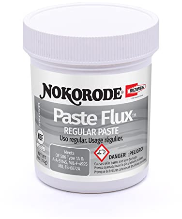 RectorSeal Nokorode 14010 Regular Paste Flux, Cleans and Fluxes, Plumbing, 4 oz