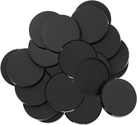Wargaming Hobby Baser 40mm - 30st Modelminiatyrer Målning Plastfigurer Bordsspel Baser