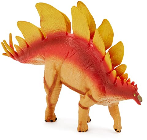 Zappi Co barn Stegosaurus dinosauriefigur leksak (20 cm längd) realistiska detaljerade dino-kollektion actionfigurer
