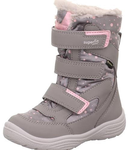 Superfit Crystal Gore-Tex 1-009090 Stiefel, HELLGRAU/ROSA 2500, 30 EU Schmal