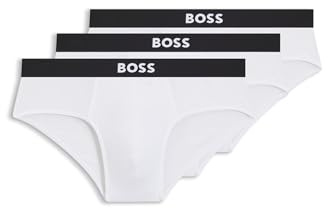 BOSS Mens pack of logo waistband briefs