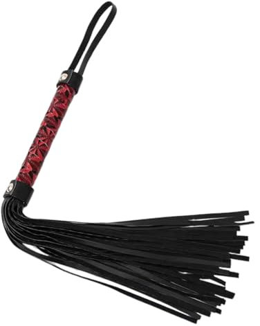 BEPSYOM Leder Reitgerte Pferdepeitsche Gerte für Pferde tägliche Training Pferd Springen Rennen Schneebesen mit Fransen