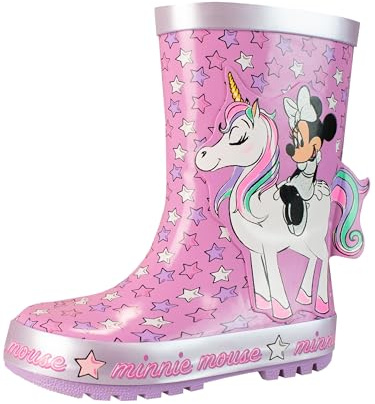 Disney Enfant Bottes en Caoutchouc Minnie Mouse