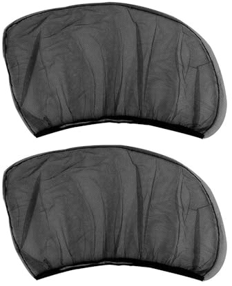XFSRG Parasol Ventanillas Laterales Coche Malla De Red Protección Solar Elegante para Accesorios De Coche(Negro)