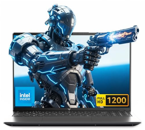 Tivique 2026 15.6 Inch FHD Laptop 12th Gen N95 Quad-Core (Processor Up to 3.4GHz) - 16GB DDR4 RAM 512GB M.2 SSD, Support Dual-Band WiFi, HDMI,USB 3.2, BT 5.2, 1200 16:9HD Display,5000mAh Long-Battery