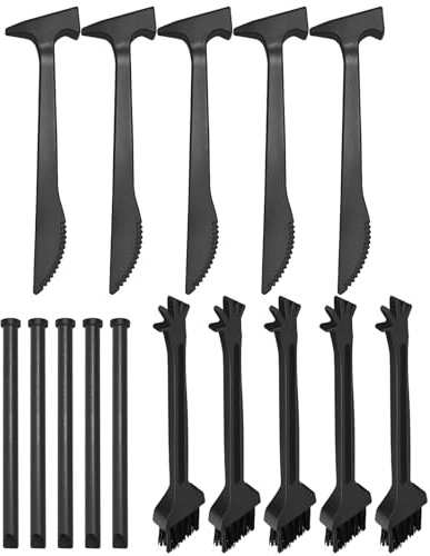 15 strumenti per scavare dinosauri con pietre preziose per bambini Kit di scavo archeologico Strumento di scavo archeologico Kit scientifico STEM educativo con mini martello scalpello e pennello Set