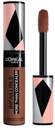 L'Oreal Paris Infallible Longwear 24HR More Than Concealer, Matte Finish, (340 Chestnut)