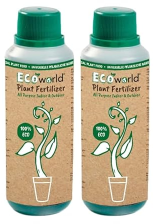 vdvelde.com - Ecoworld Pflanzendünger 250 ml - Flüssig Dünger für alle Grünpflanzen und Zimmerpflanzen - Ökologische aus eigen Gärtnerei - Für kräftige und intensiver gefärbte Pflanzen