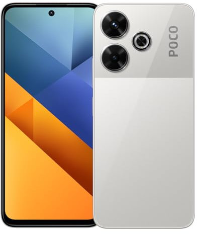 Xiaomi Poco M6 Telefono Cellulare, 6 GB 128 GB Smartphone Argento