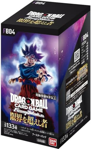 BANDAI Dragon Ball Super Card Game Fusion World Booster Box – Limit Breakers (FB04) (Japonais) – 24 paquets