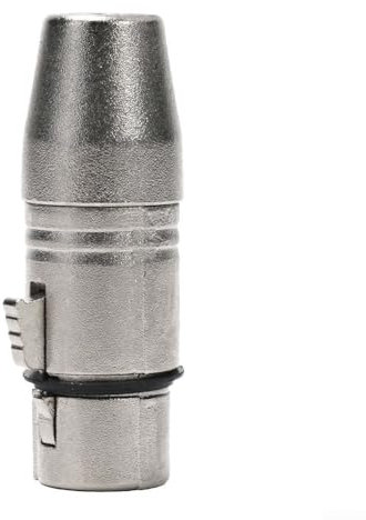 Accoppiatore adattatore da XLR a 3 pin a femmina da 3,5 mm per microfono stereo, per mixer, effetti di chitarra, apparecchiature audio professionali (da XLR femmina a femmina da 3,5 mm)