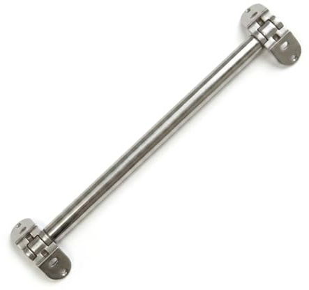Bisagra Movi-Corner para Muebles de Rincón, 70 cm-90 cm, Montaje en Esquina, para Puertas de Cocina (Inox Brillante, 70 cm)