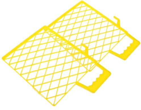 Angoily 2pcs Plastic Paint Tray Grid Liners with Mesh Grid Design and Tray Divider for Efficient Paint Filtration, Versatile Usage, for Home Painting and Interior Projects