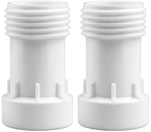 2 accesorios para depósito IBC, adaptador IBC S60 x 6, pieza espaciadora con protección contra el polvo y anillo de goma, paso universal para barril de lluvia, paso del depósito para grifo, grifo de