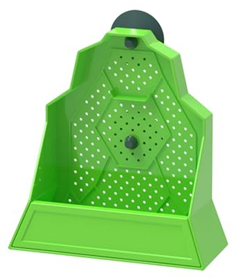 Nucelit Cuenco de succión segura para reptiles con agujeros de ventilación y diseño de escape para Gogga vivo en acuarios, terrarios, con ventosa para reptiles